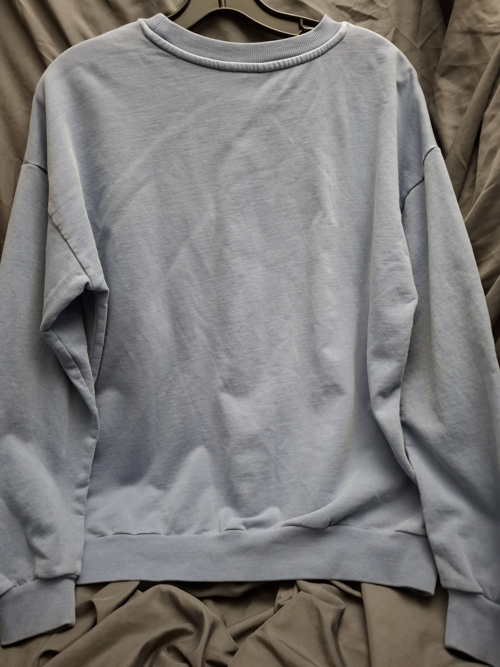 Women’s Bixby Oversized Chicago Crewneck Sweatshirt - Light Blue - Picture 8 of 11